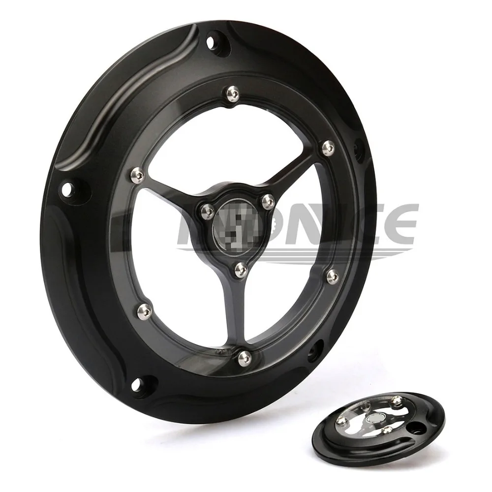 Motorcycle derby cover 5 Hole for harley road king edge cut timer cover