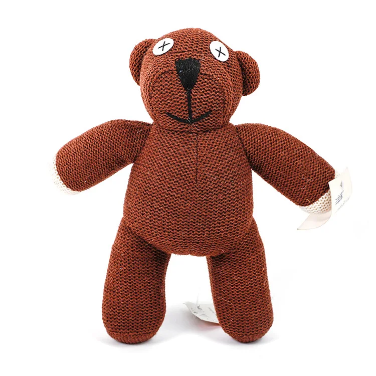 2 шт./лот Kawaii Mr Bean плюшевый медведь плюшевый милый набитый игрушка Mr. Игрушечные бобы подарок для детей рождественские подарки