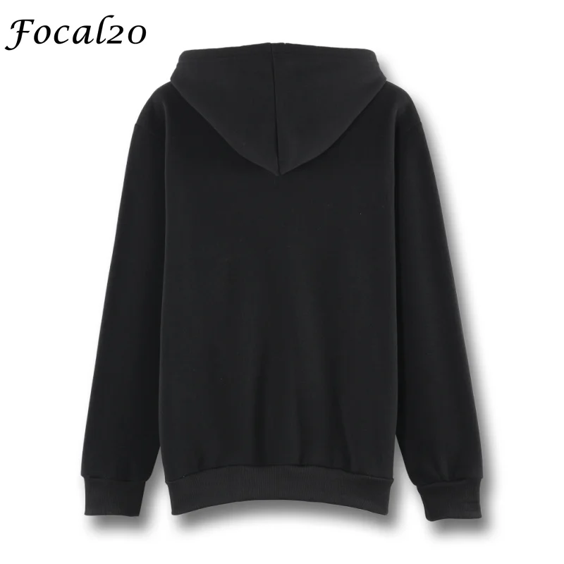 Женские бархатные толстовки с капюшоном Focal20 Harajuku готический панк свитшот