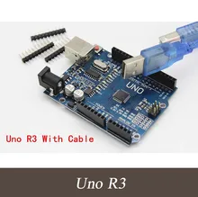 High quality 5 PIECES UNO R3 MEGA328P CH340 CH340G for Arduino UNO R3 + USB cable