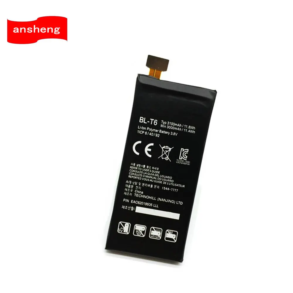 

High Quality 3100mAh BL-T6 Battery for LG F220 F220K F220L BLT6 Li-Polymer