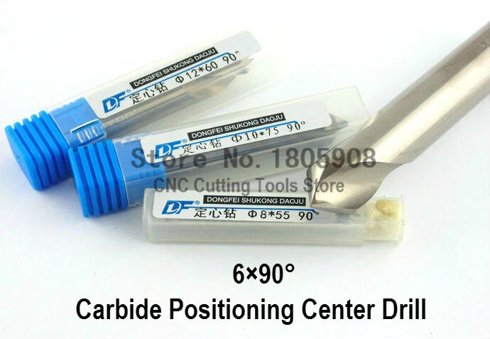 

Carbide cutting tools High quality M6 * 90 positioning center drill,alloy chamfering bit,alloy fixed-point drill center drill
