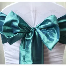 56 цветов- 2/3 100 шт 18x270 см тафты/хамелеон стул створки скатерть крышка стула салфетки для свадебного мероприятия и вечерние украшения