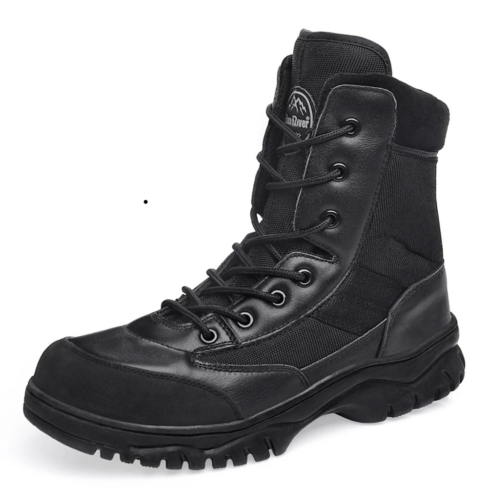 

New Style Military Tactical Boots Men High Ankle Desert Combat Boats Breathable Outdoor Walking Shoes Top Quality Sneakers