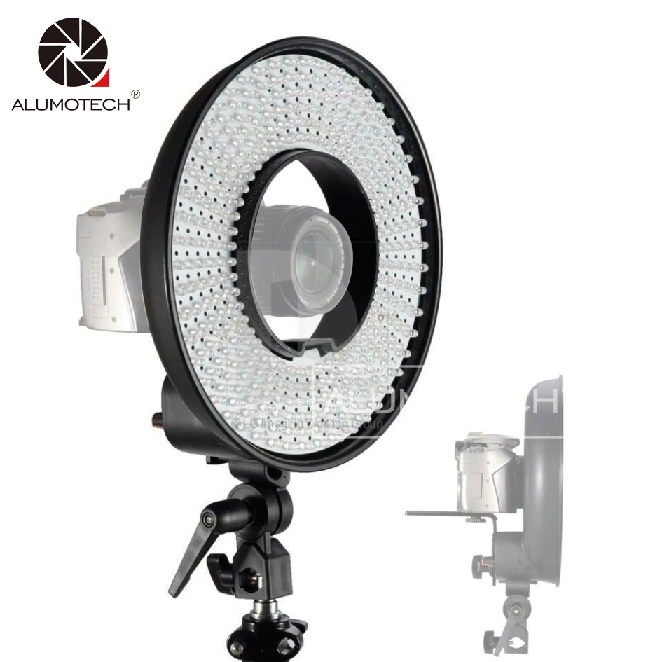 

ALUMOTECH Falcone Eyes 19W 3000K/7000K LED Ring Light For Camera Video Studio Photography Selfie Vidicon Support Lighting