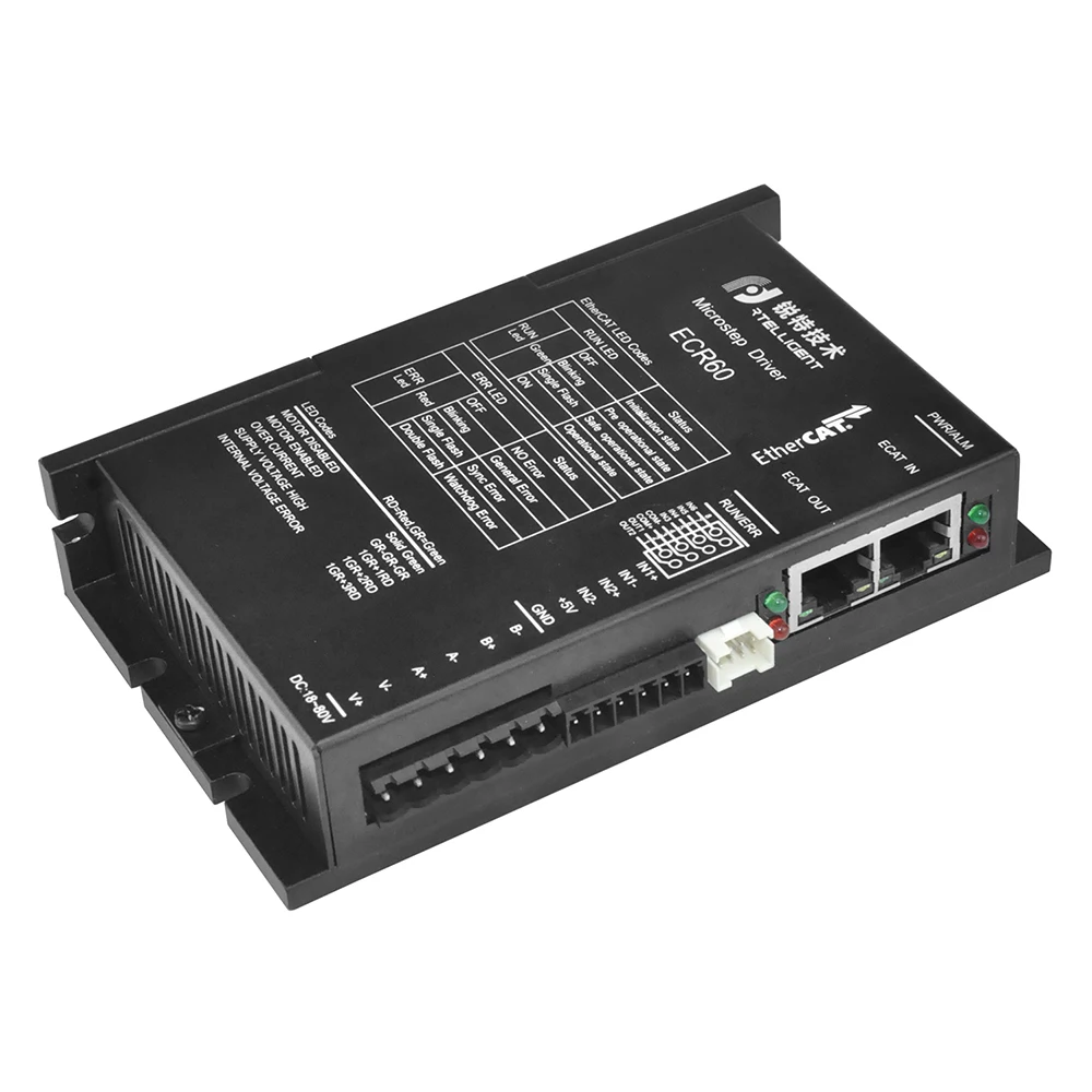 Заводской выпуск Nema 23 высокоскоростной EtherCAT Fieldbus Тип замкнутый цикл шаговый