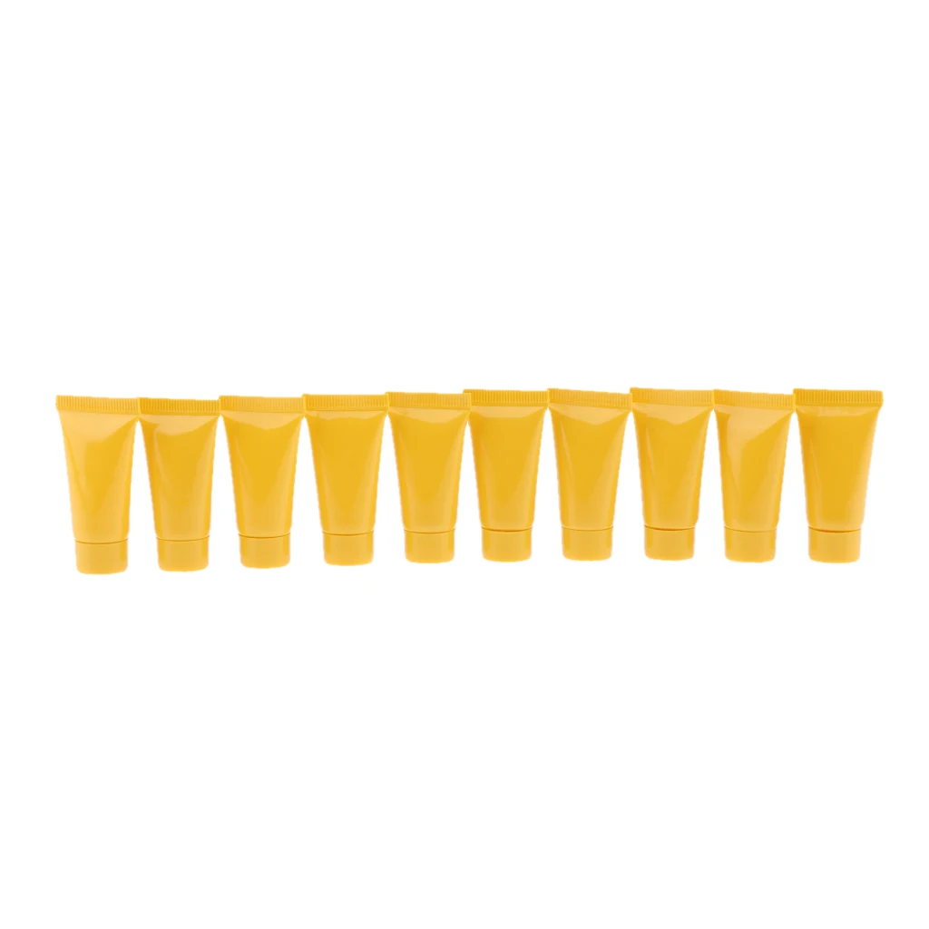 10x Empty Cosmetic Tubes Makeup Cream Container Squeeze Bottle 5ml Reusable,Environmental Protection
