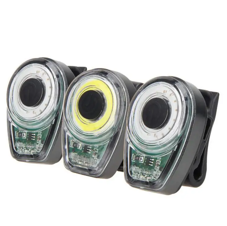 5 LED USB Bike Tail Light Bicycle Safety Cycling Warning Rear Lamp Battery Use