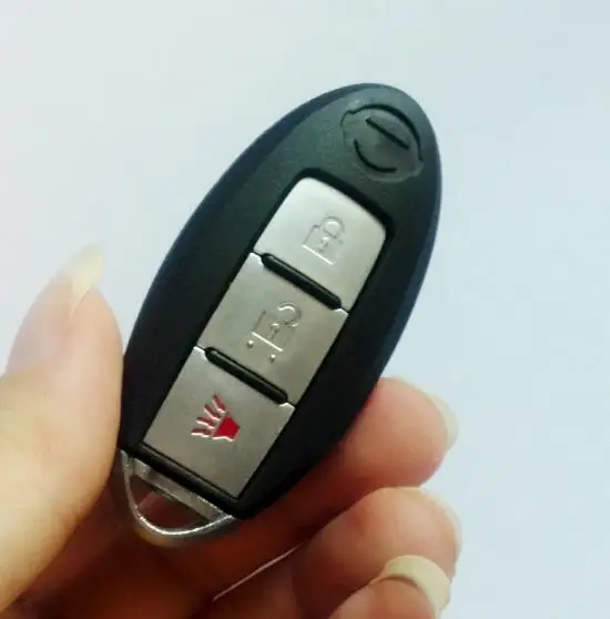 

WIth Logo 3 Buttons Remote Flip Folding Key Shell Case Fob for Nissan Infiniti Xterra Frontier Muranon PATHFINDER TITAN