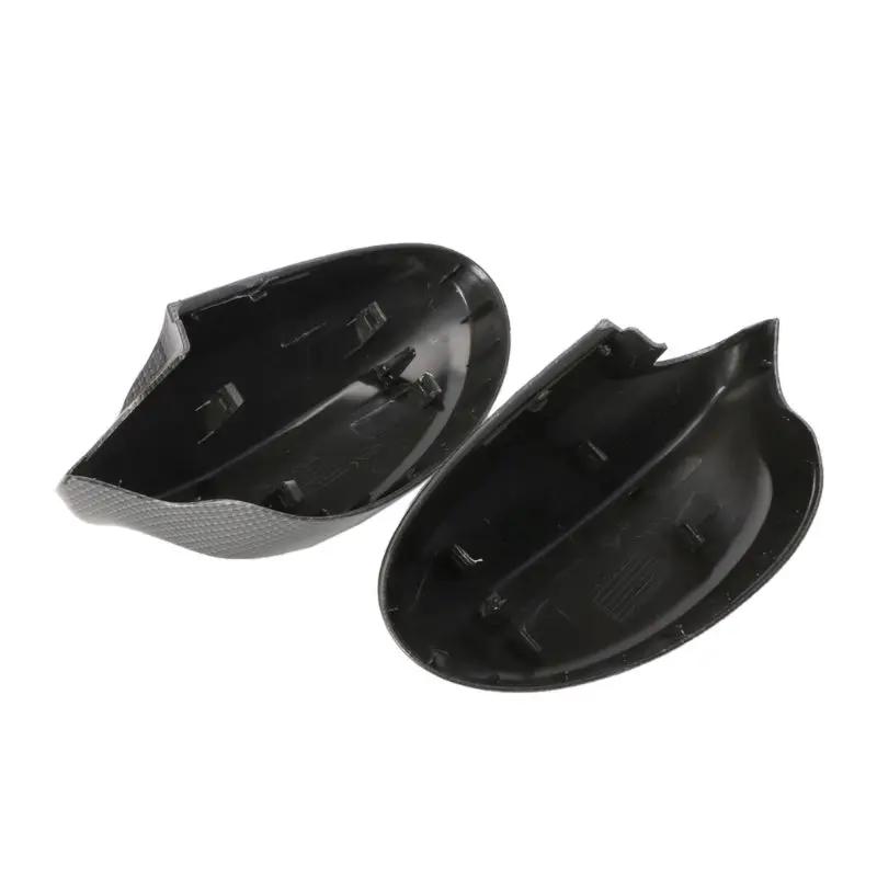 

2Pcs Rearview Mirror Covers Side Mirror Cap Carbon Fiber Pattern ABS Shell For BMW E90/E91/330i/335i/2005-2008