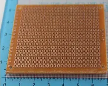 10 Шт. DIY Прототип Бумаги ПЕЧАТНОЙ ПЛАТЫ Универсальный Эксперимент Матрица Платы 5 х 7 см