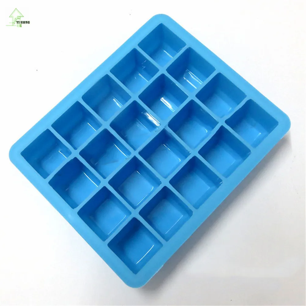 YIHONG DIY 20 Cavity Square Ice Cube Mold Mould Tray Pudding Jelly Ice