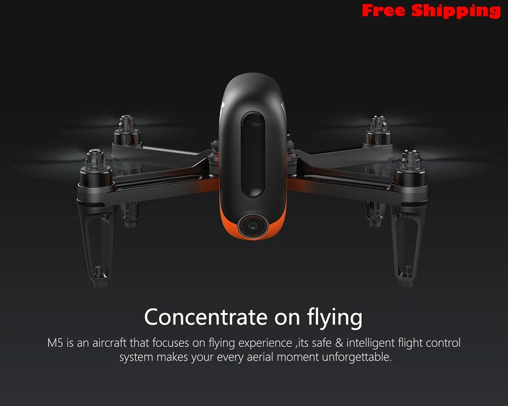 

M5 GPS WIFI FPV RC Drone With Ultrasonic Altitude Holding Point RTF GPS-Assited Hover Optical Flow Positioni Free Shippingng