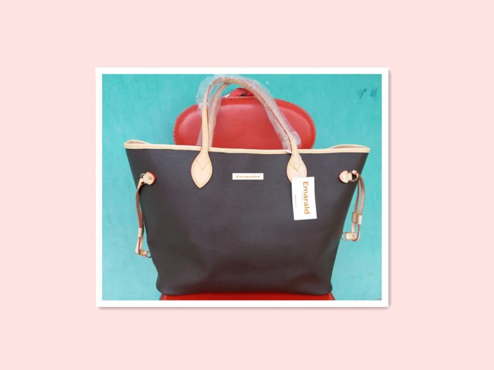 Hot selling !!! 2017 new neverful bag fashion women handbag with good quality Emarald bags size GM/MM FREE SHIPPING Hot selling !!! 2017 new neverful bag fashion women handbag with good quality Emarald bags size GM/MM FREE SHIPPING