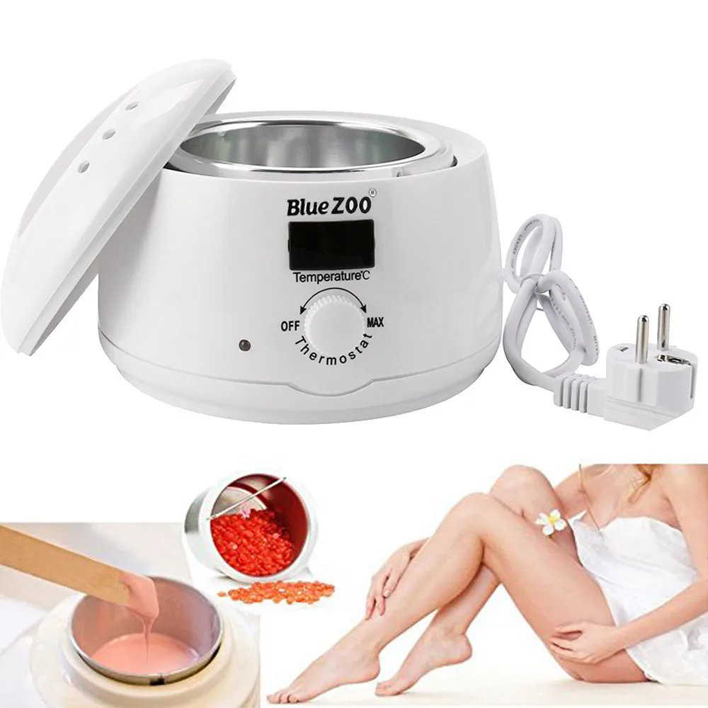 

Dazzling Girl Store 2018 New Arrival 220V Digital Display Hair Removal Hot Wax Warmer Heater Machine Pot Depilatory EU Plug