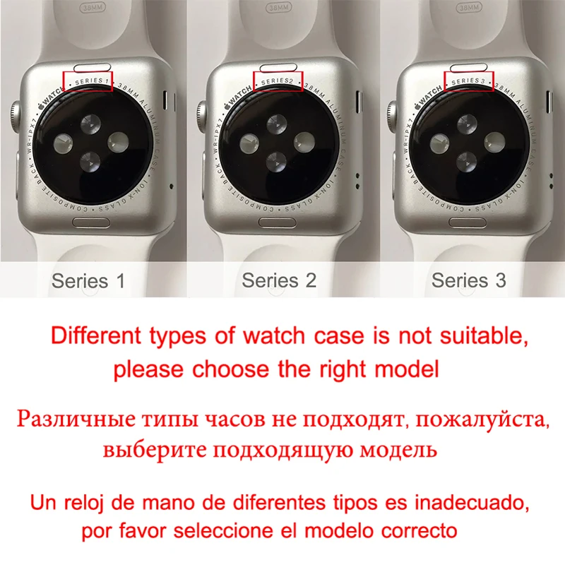 Бампер для apple watch series 1 2 3 4 PC тонкий чехол iWatch тонкая защитная пластиковая черная