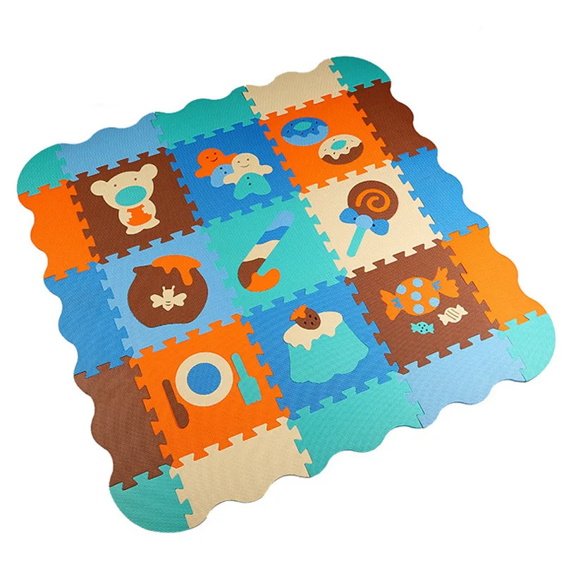 32cm*32cm*1cm thickness soft eva puzzle mat baby play carpet puzzle eva