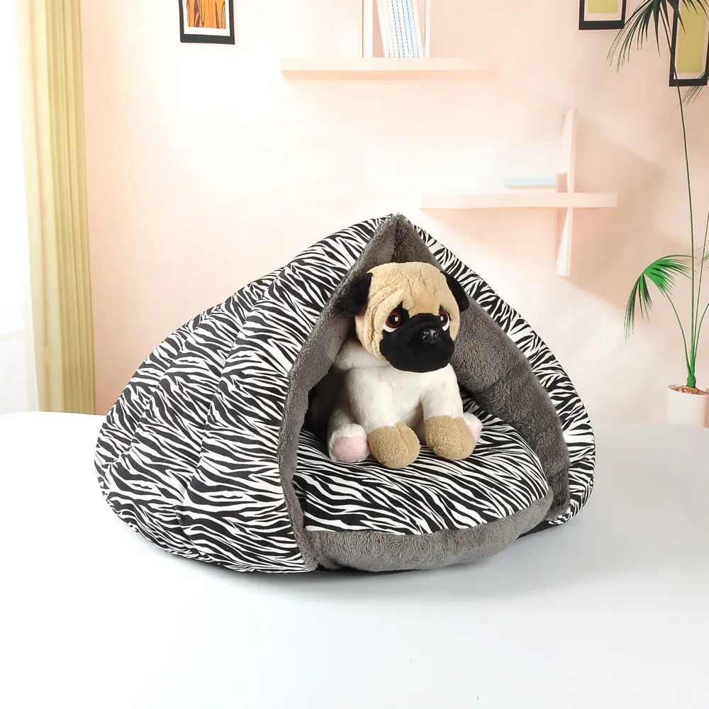 Warm Winter Puppy Cave House Sleeping Bag Mat Pad Puppy Pet Cat Dog