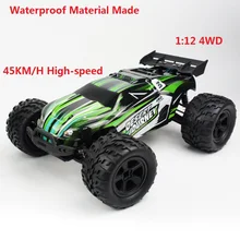 2,4G RC автомобиль 45 км/ч высокоскоростной 1:12 пульт дистанционного управления модель автомобиля водонепроницаемый материал игрушки для мальчиков