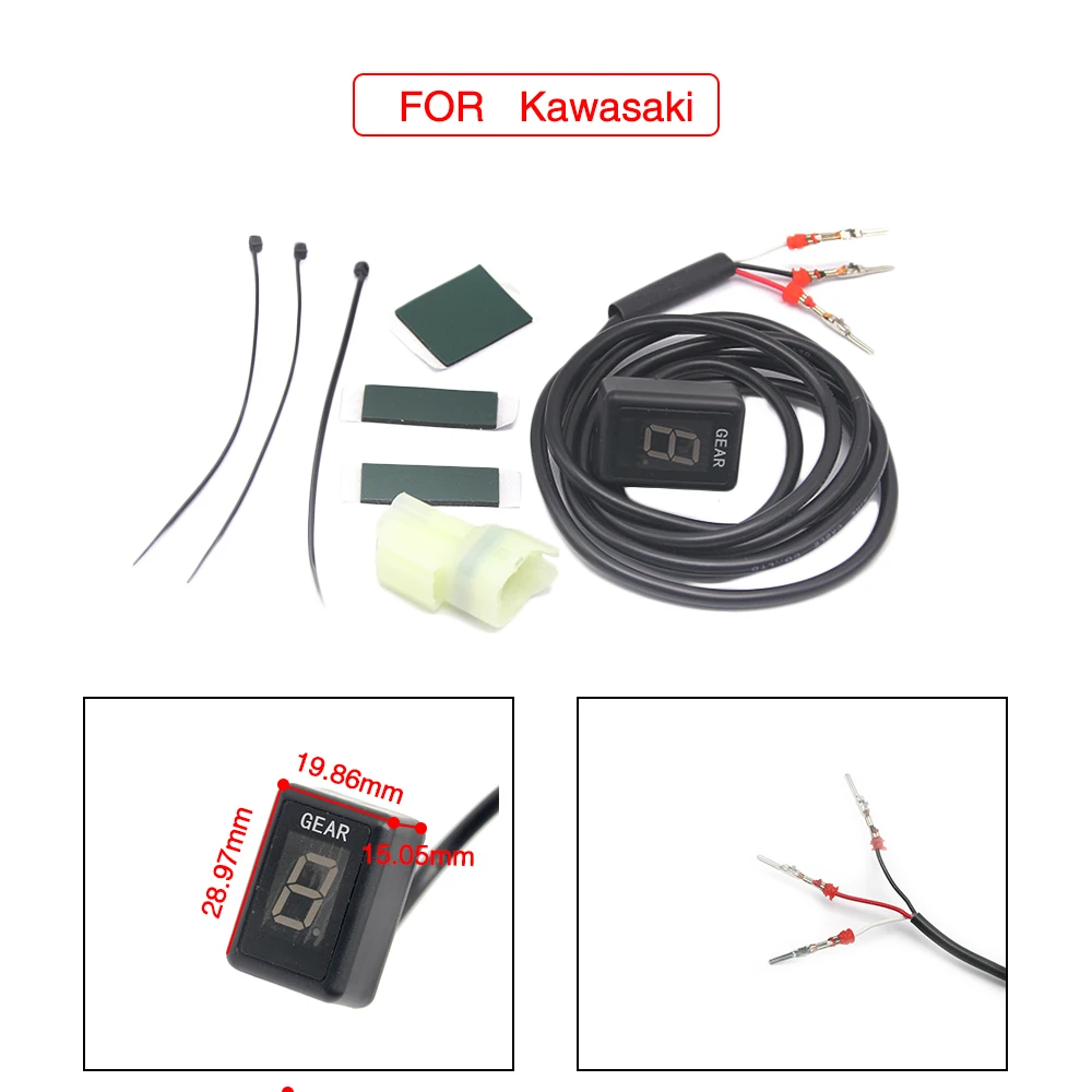 ZSDTRP 1 6 уровень Ecu разъем крепление скорости шестерни дисплей индикатор для Harley