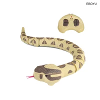 EBOYU RC Rattlesnake 77cm Long Remote Control RC Snake Realistic Rattlesnake Toy for Kids Birthday Party Gift Play 1