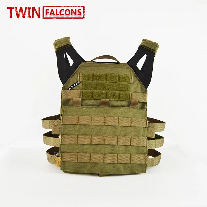 

Jumpable Plate Carrier JPC 2.0 Assult Lightweight Combat Vest Body Armor Adjustable Cummerbund Ranger Green Tropic TW-VT04