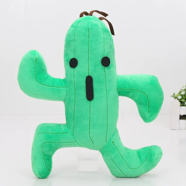 23cm cute final fantasy green cactus cactuar plush soft stuffed