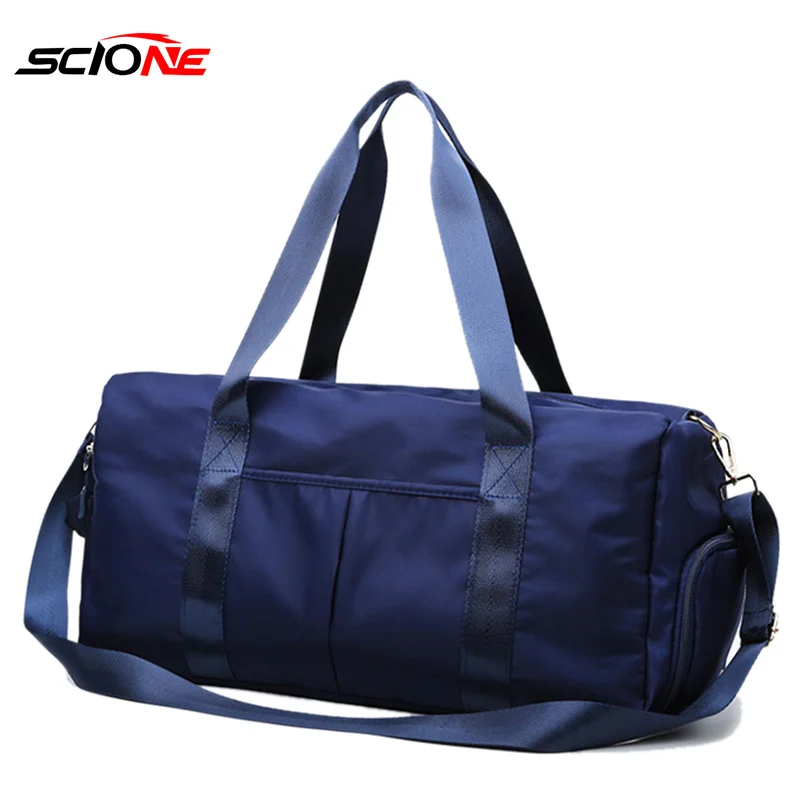 

Dry And Wet Unisex GYM Bag New Large Capacity Handbag Oxford Women Swimming Bags Sport Bag Men and Women Outdoor Bag XA46G