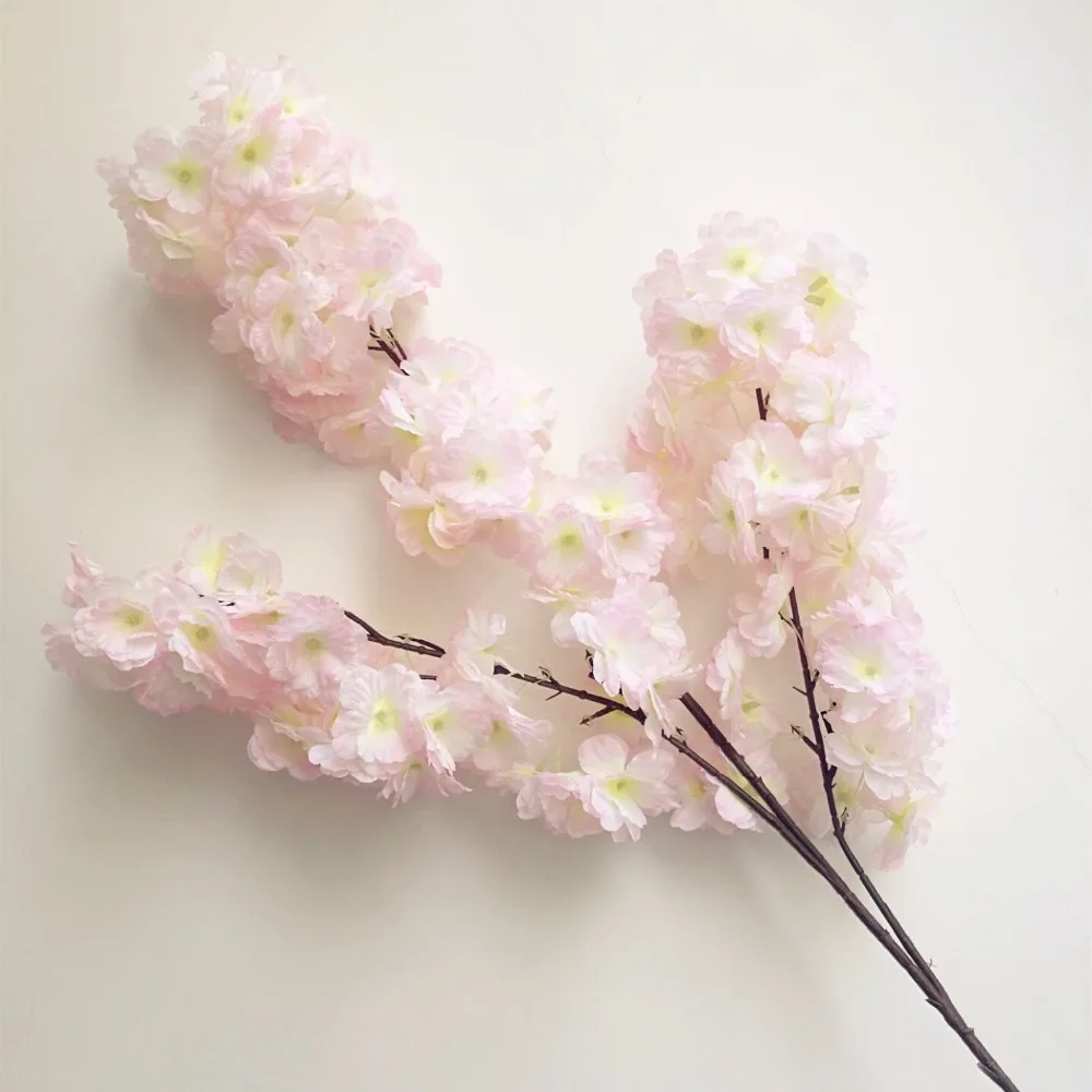 6 шт. искусственные цветы для украшения дерева|fake cherry blossom flowers|cherry flowerdecorative flowers |