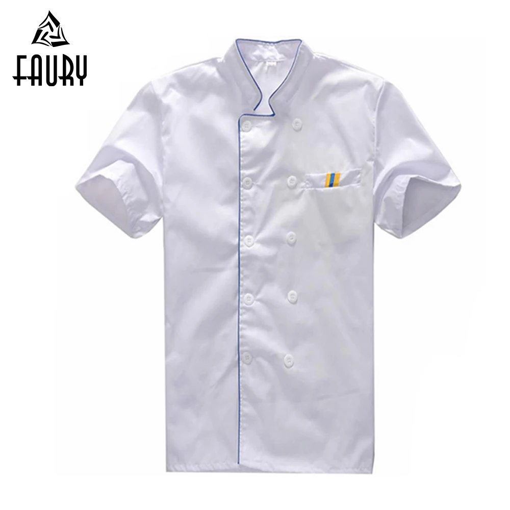 

Wholesale Casual T-shirt Short-sleeved Summer Food Service Wear Work Clothes Restaurant Kitchen Bakery Chef Uniform & Apron