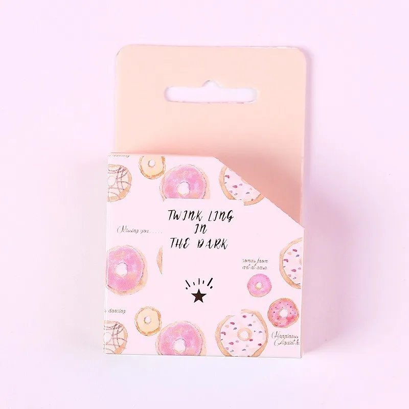 Цветная мультяшная маскирующая лента Kawaii DIY Украшение для ручного счета васи лента Милая клейкая лента для скрапбукинга товары для рукоделия 024059 - Цвет: Donut