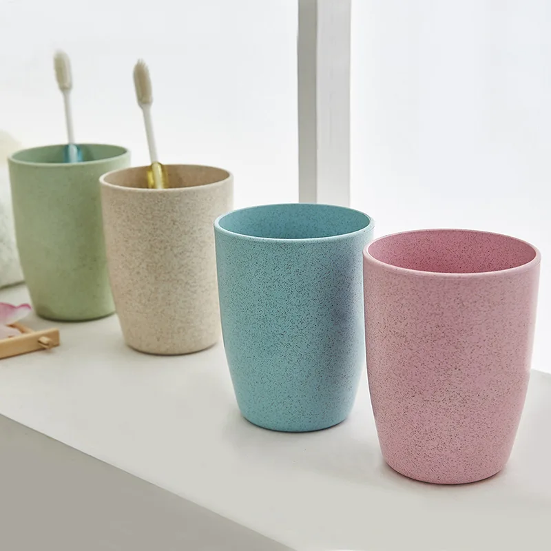 Wheat straw wash gargle cup, couple cups, contracted environmental gargle cup,Domestic cup