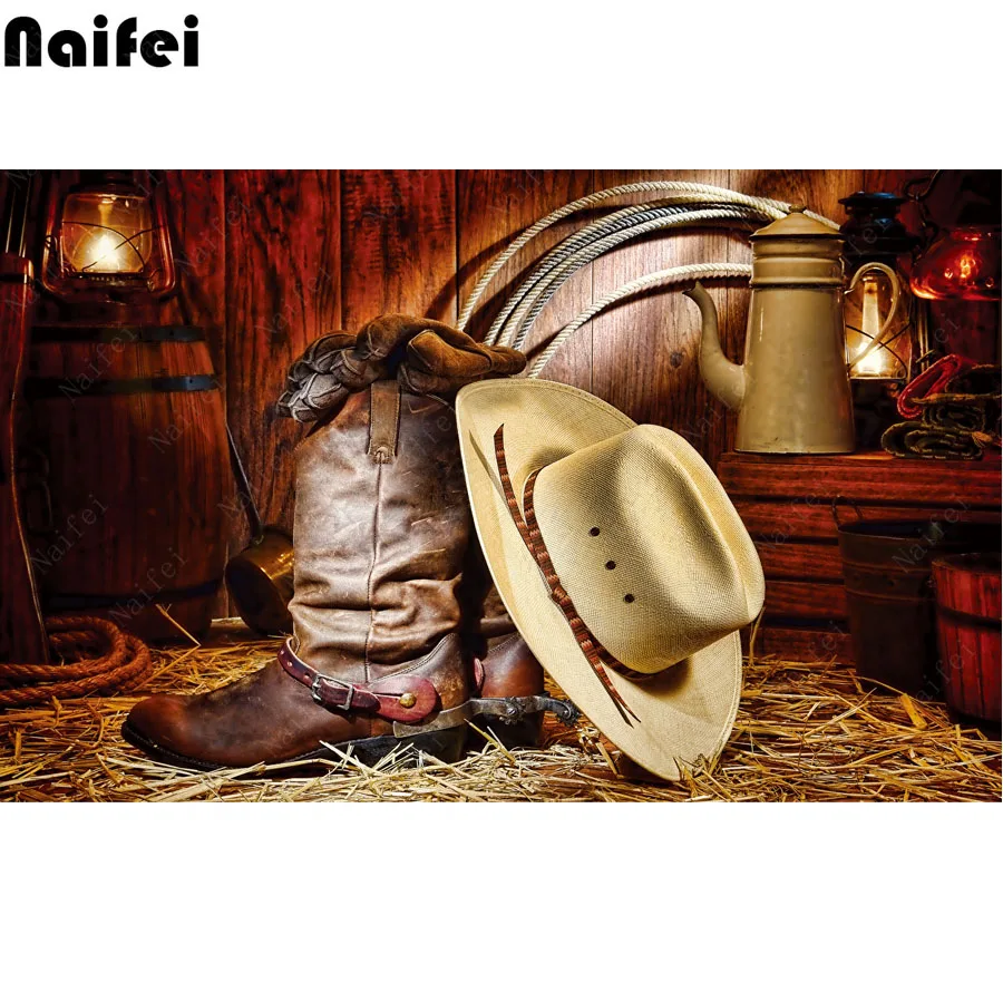 cowboy hat boots