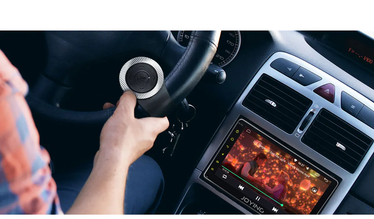 Пульт дистанционного управления рулевого колеса приемник для автомобиля DVD/Android радио плеер/аудио 7 кнопок портативный Интеллектуальный универсальный беспроводной