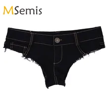Пляжные шорты для женщин и девочек, низкая посадка, мини джинсовые женские шорты, стринги, джинсовые треугольные летние пляжные шорты, мини шорты для серфинга, пляжные шорты