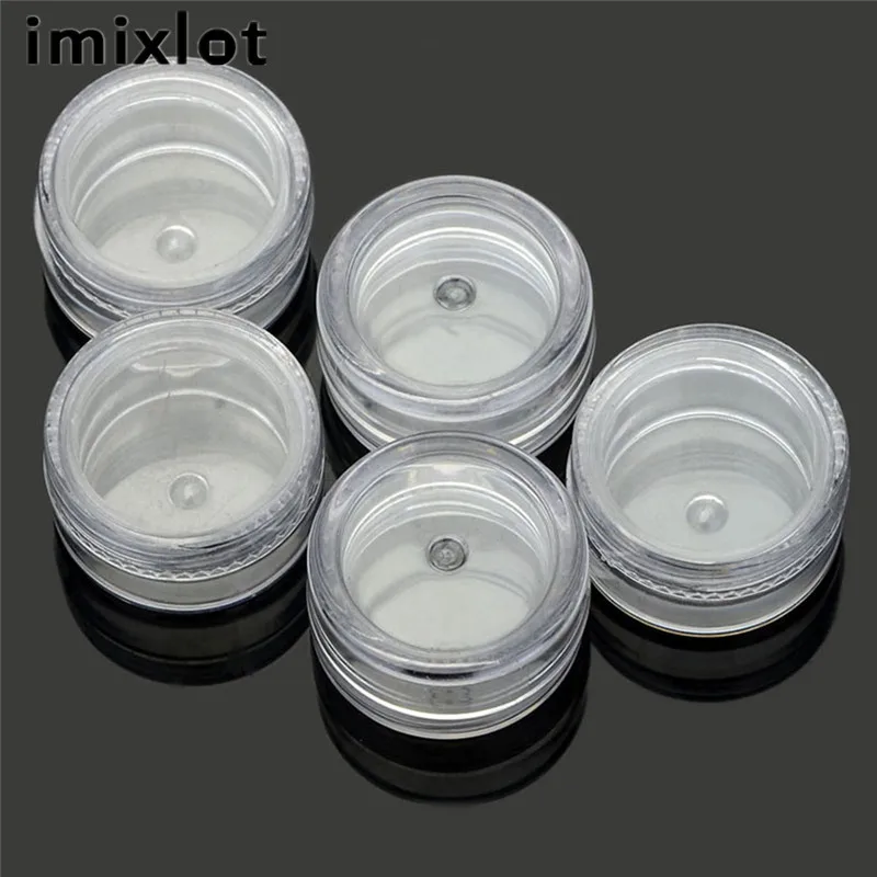 Пластиковая круглая прямоугольная прозрачная коробка imixlot для пирсинга тела