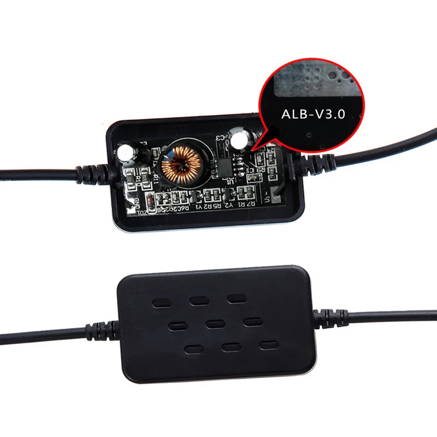 QUIDUX DC 5V 2.5A Buck Line для 24 часов наблюдения за парковкой автомобильная камера радар детектор DVR камера длина кабеля 3 м аксессуары