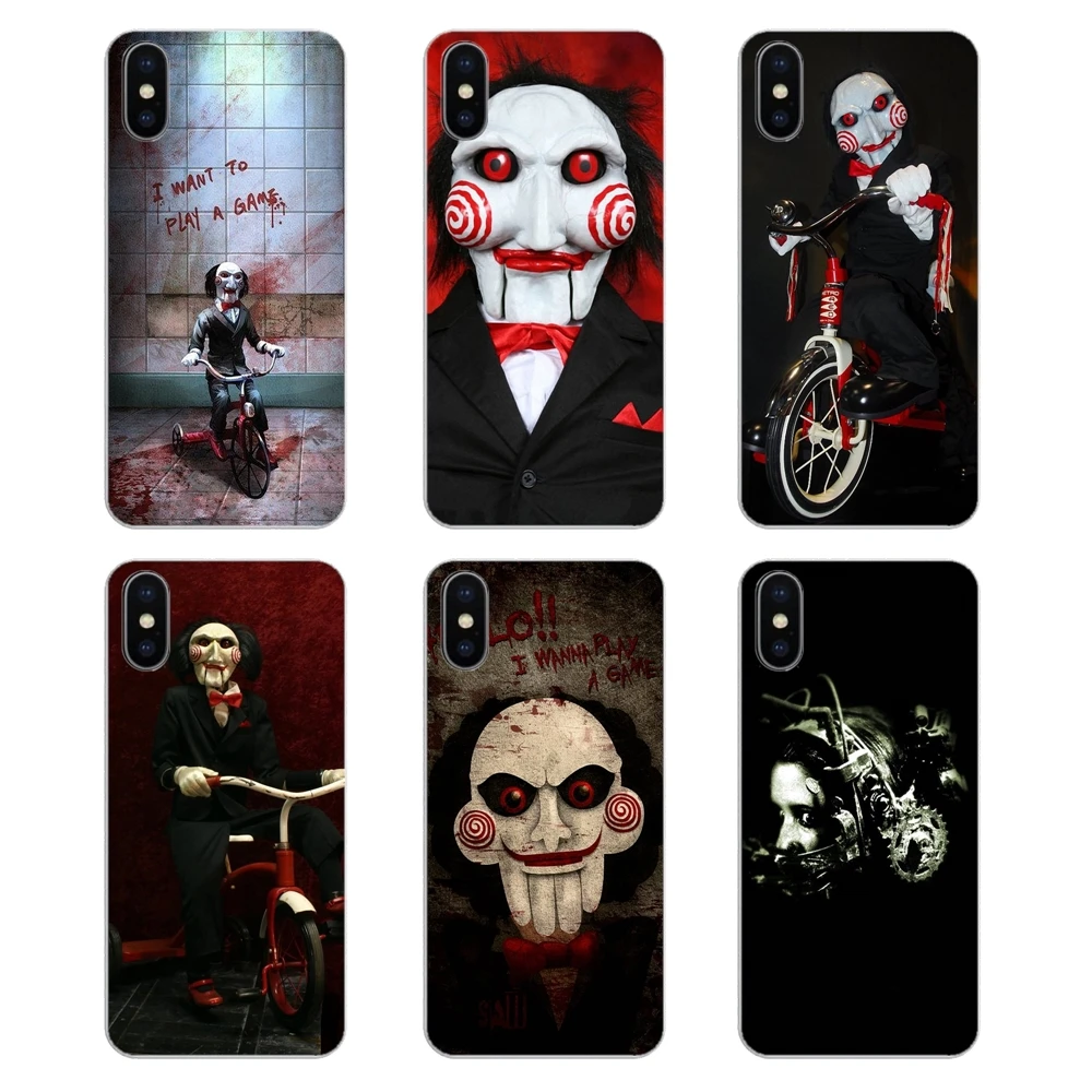 

For Huawei P20 Lite Nova 2i 3i 3 GR3 Y6 Pro Y7 Y8 Y9 Prime 2018 2019 Custom Saw Mask Man Horror thriller Poster Soft Case Covers