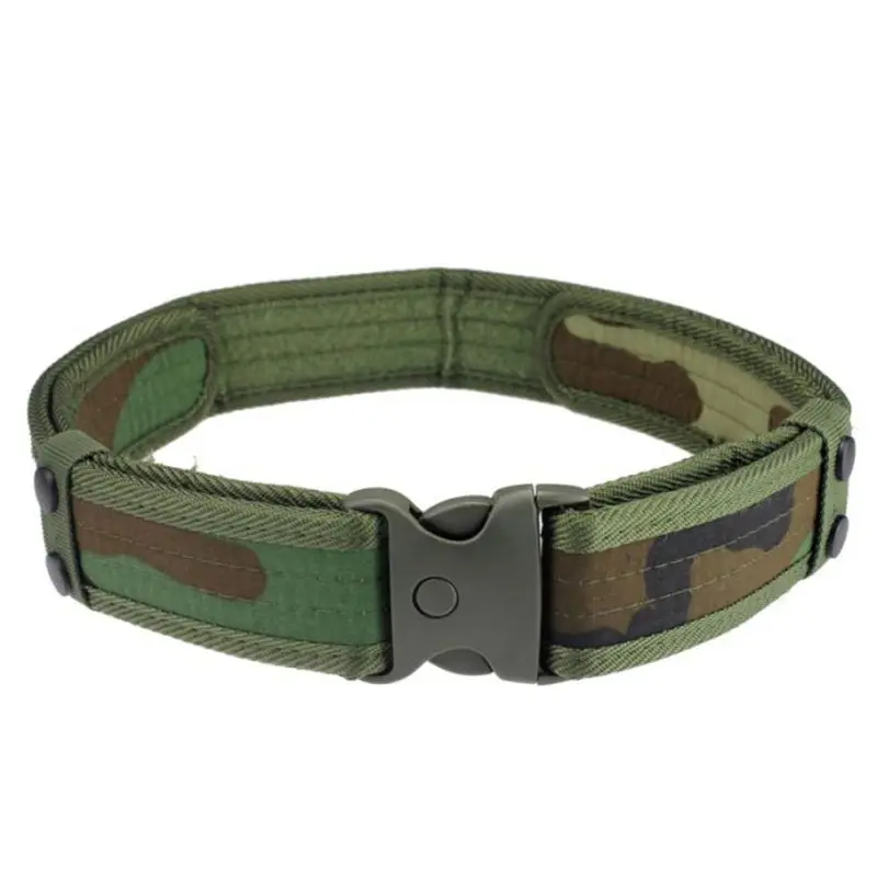 

Outdoor Hunting Sports Safety Belts Luxury Woodland Camo Waistband Tactical Waist Support Hunting Field Belt d1