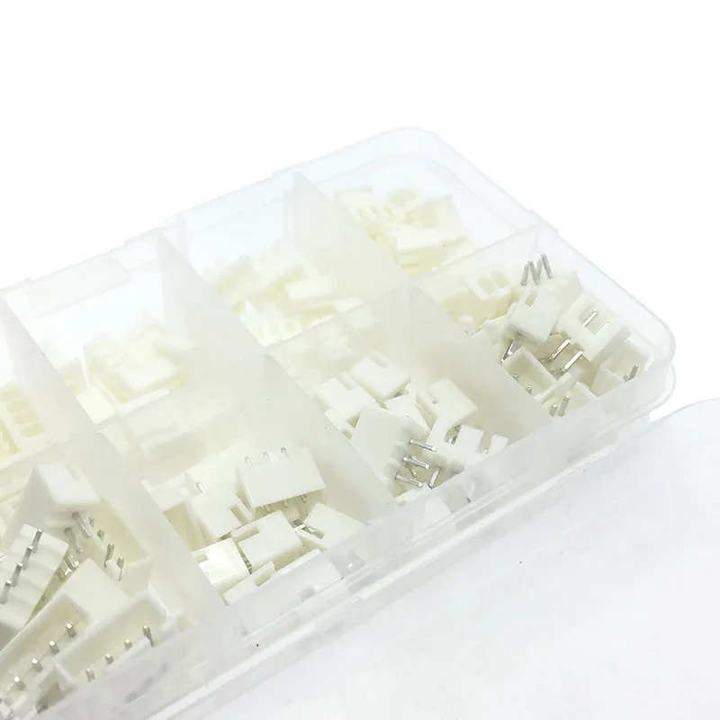 XH2P Kits 50sets=150pcs Kit in box 2p 3p 4 pin 2.54mm Pitch Terminal / Housing / Pin Header Connectors Adaptor