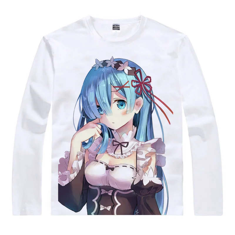 Coolprint японский Футболка с изображением в стиле аниме Re:Zero KARA Hajimeru Isekai жизнь другой