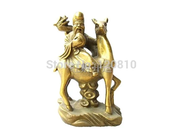 

Copper ornaments Gods longevity birthday birthday deer New Year gift statue