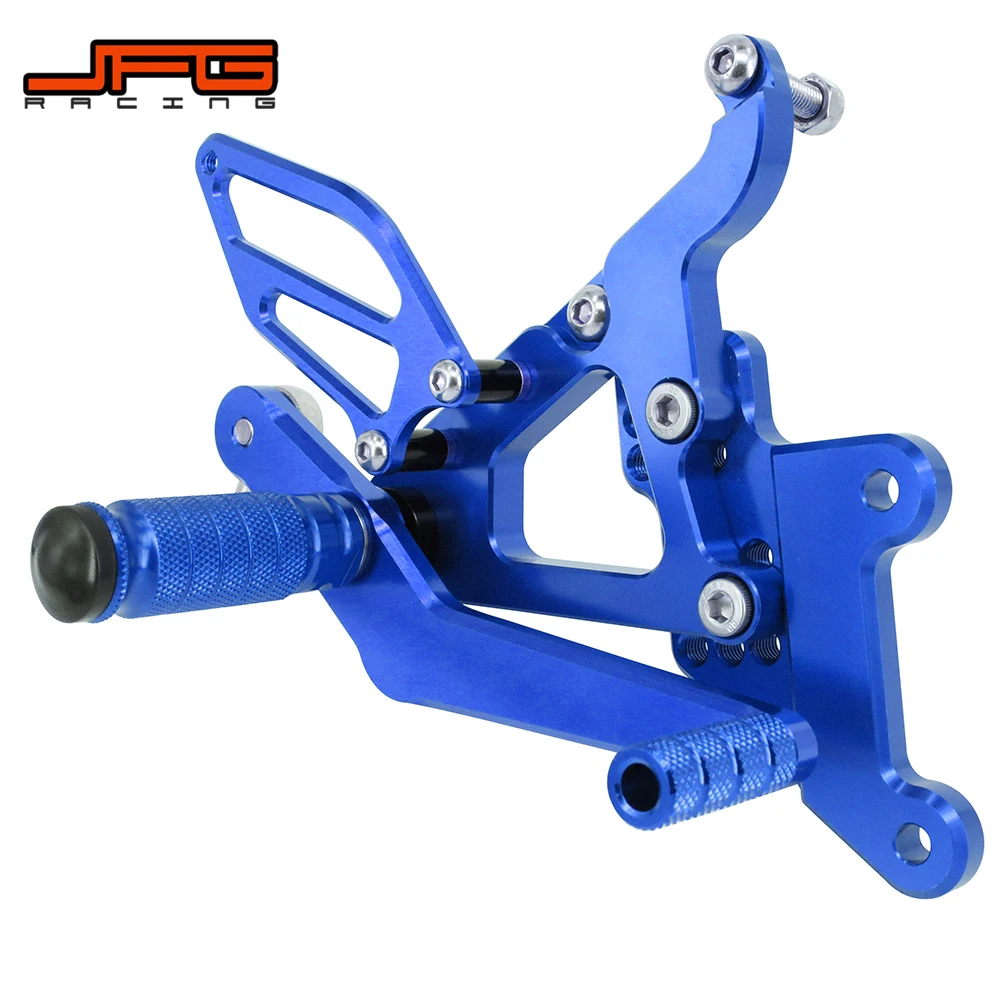 Алюминиевый для мотоцикла cnc Регулируемые подножки колышки педали Rearset для YAMAHA YZF R6 YZF-R6 2003-2005 2003 2004 2005