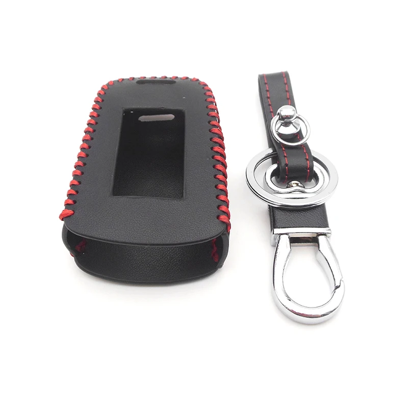 

Starline A94 Case Keychain Genuine Leather Cover For StarLine A92 A94 A62 A64 A95 LCD Remote Two-Way Car Alarm LCD Transmitter