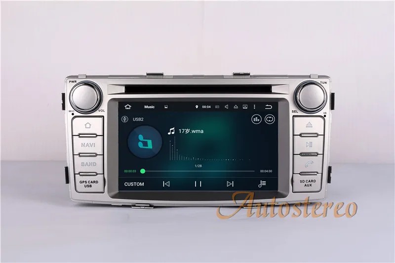 Best Android 9.0 Car CD DVD Player GPS navigation For Toyota Hilux Fortuner 2012-2014 Auto Stereo Unit Multimedia player radio SATNAV 32