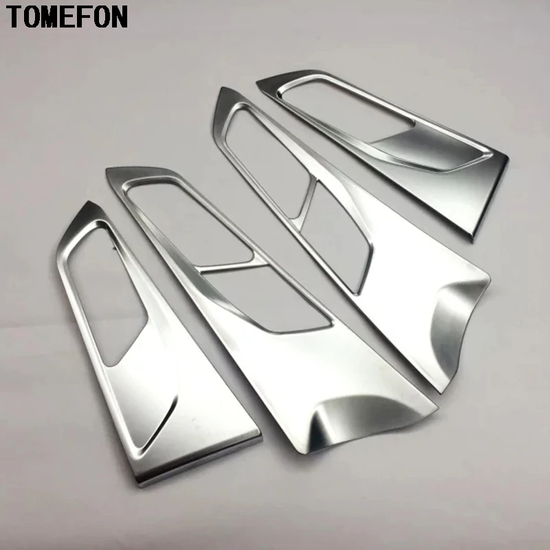 TOMEFON 4 шт. для PEUGEOT 308 2014 2015 2016 седан Стайлинг салона ABS хромированная Ручка двери