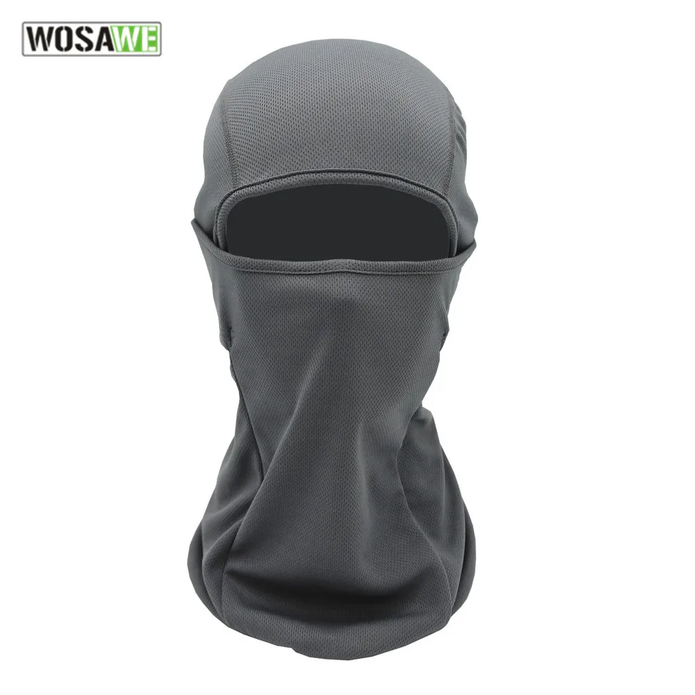 WOSAWE интегрированная Балаклава для мотокросса, маска для лица, быстросохнущая велосипедная шапка, спортивные шапки, полное покрытие, маска для лица, мотоциклетный головной убор