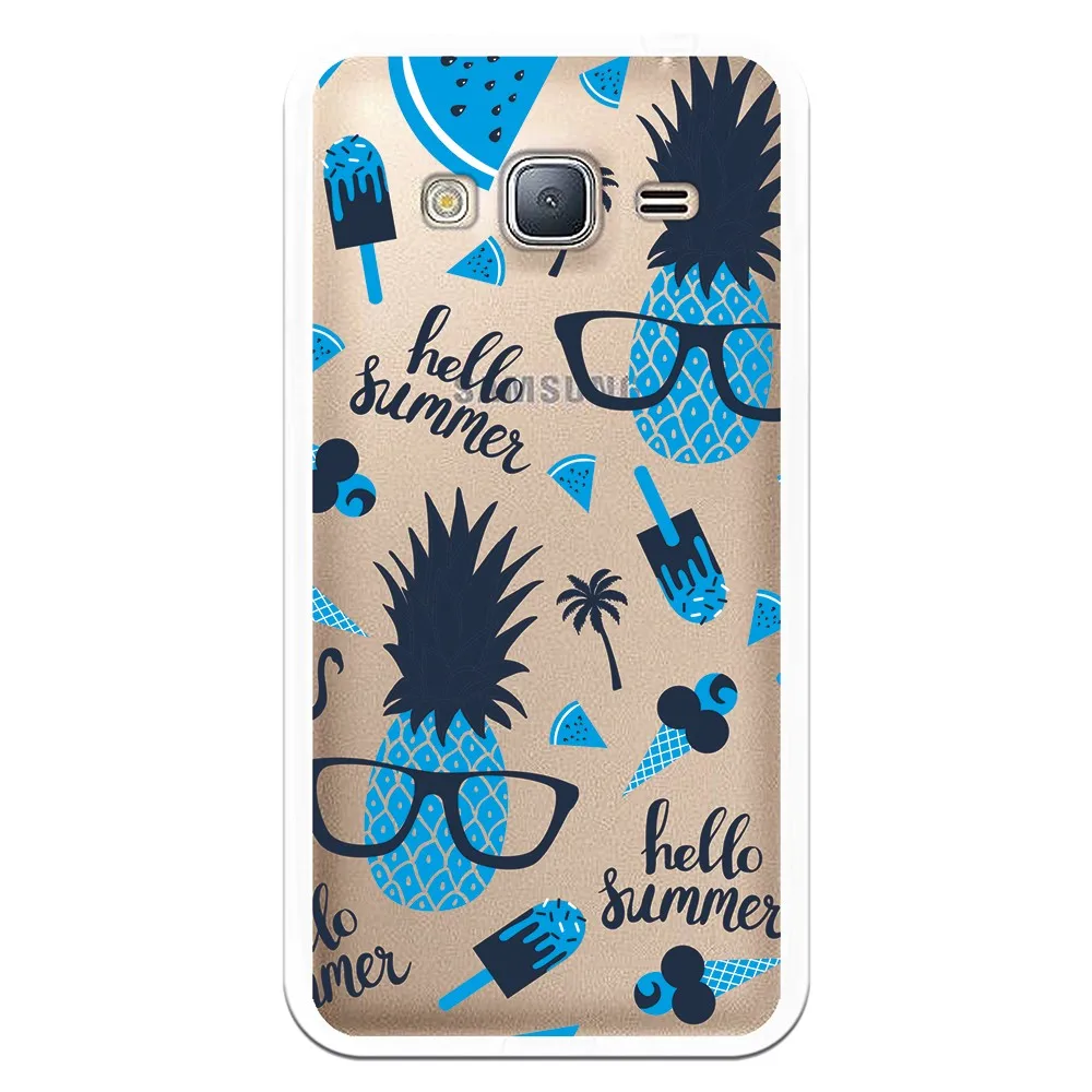Stand case costume drawing Hello Summer Green WP011 for Samsung Galaxy J3/J3 2016 | Мобильные телефоны и аксессуары