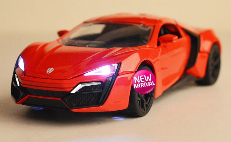 Сплав Lykan Hypersport металлические модели спортивный автомобиль коллекция Brinquedos детские игрушки для мальчиков подарок Diecasts& Toy