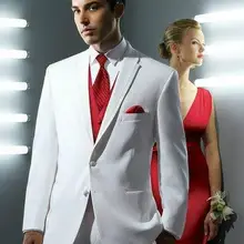 Изготовленный на заказ белый платок нагрудный Жених Смокинги друзей Жениха Лучший мужской костюм мужские свадебные костюмы костюм жениха(куртка+ брюки+ жилет+ галстук